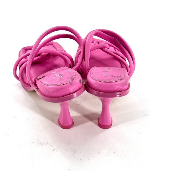 Circus By Sam Edelman Savanna Sandal 7.5 Pink Heels Mules Slip On Resort Cruise - Picture 4 of 6